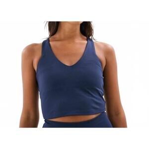 NEW P.E. NATION full count sport bra in blue